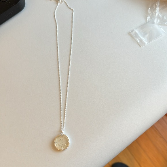 Catherine Weitzman Handmade Jewelry Crystal Circle Pendant Necklace - Picture 1 of 7